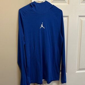 Jordan Long Sleeve Hoodie Shirt with Logo